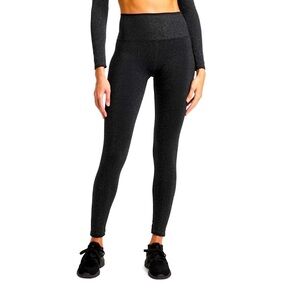 All in Motion Black Shimmery High-Waisted Leggings